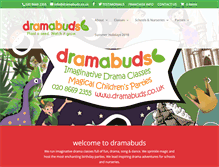 Tablet Screenshot of dramabuds.co.uk